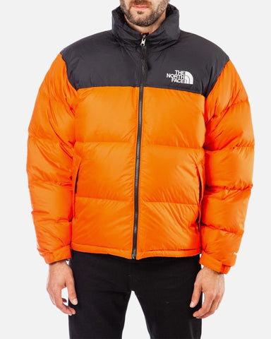 North face 1996 hot sale retro nuptse orange